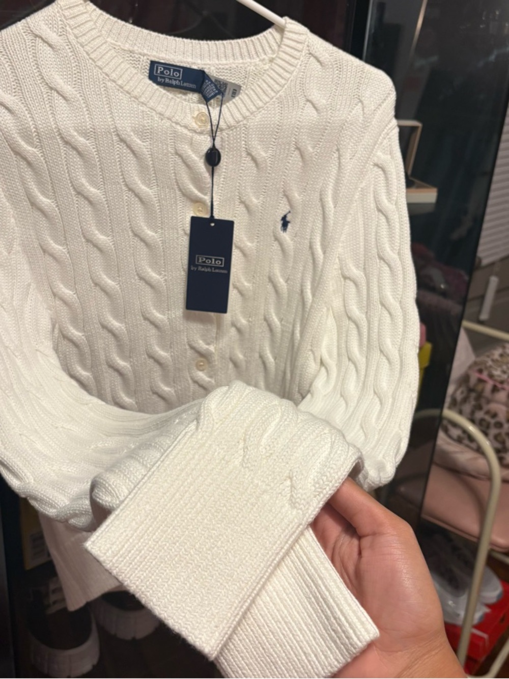 Polo by Ralph Lauren white Cardigan - Picture 5 of 5